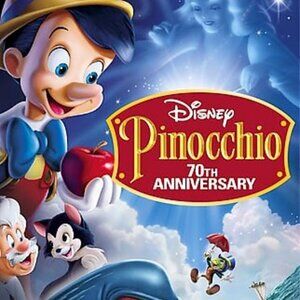 NEW NIP Blu-Ray Disney's PINOCCHIO Movie 2Disc Platinum 70th Anniversary Edition